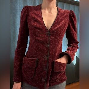 Vintage top velvet